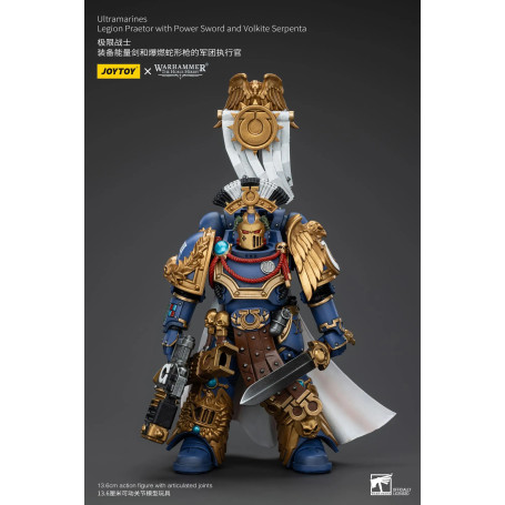 JoyToy - Ultramarines - Legion Praetor mit Power Sword und Volkite Serpenta 1/18 - The Horus Heresy