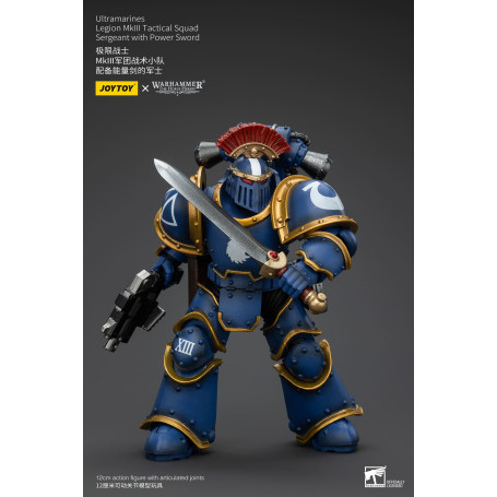 JoyToy - Ultramarines - Legion MKIII Tactical Squad Sergeant with Power Sword 1/18 - The Horus Heresy