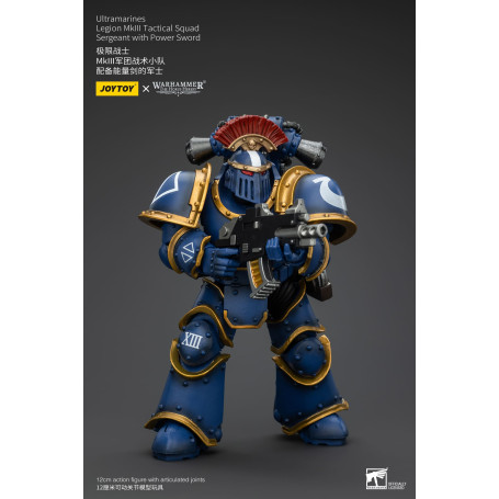 JoyToy - Ultramarines - Legion MKIII Tactical Squad Sergeant with Power Sword 1/18 - The Horus Heresy