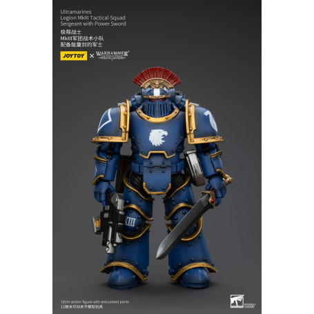 JoyToy - Ultramarines - Legion MKIII Tactical Squad Sergeant with Power Sword 1/18 - The Horus Heresy
