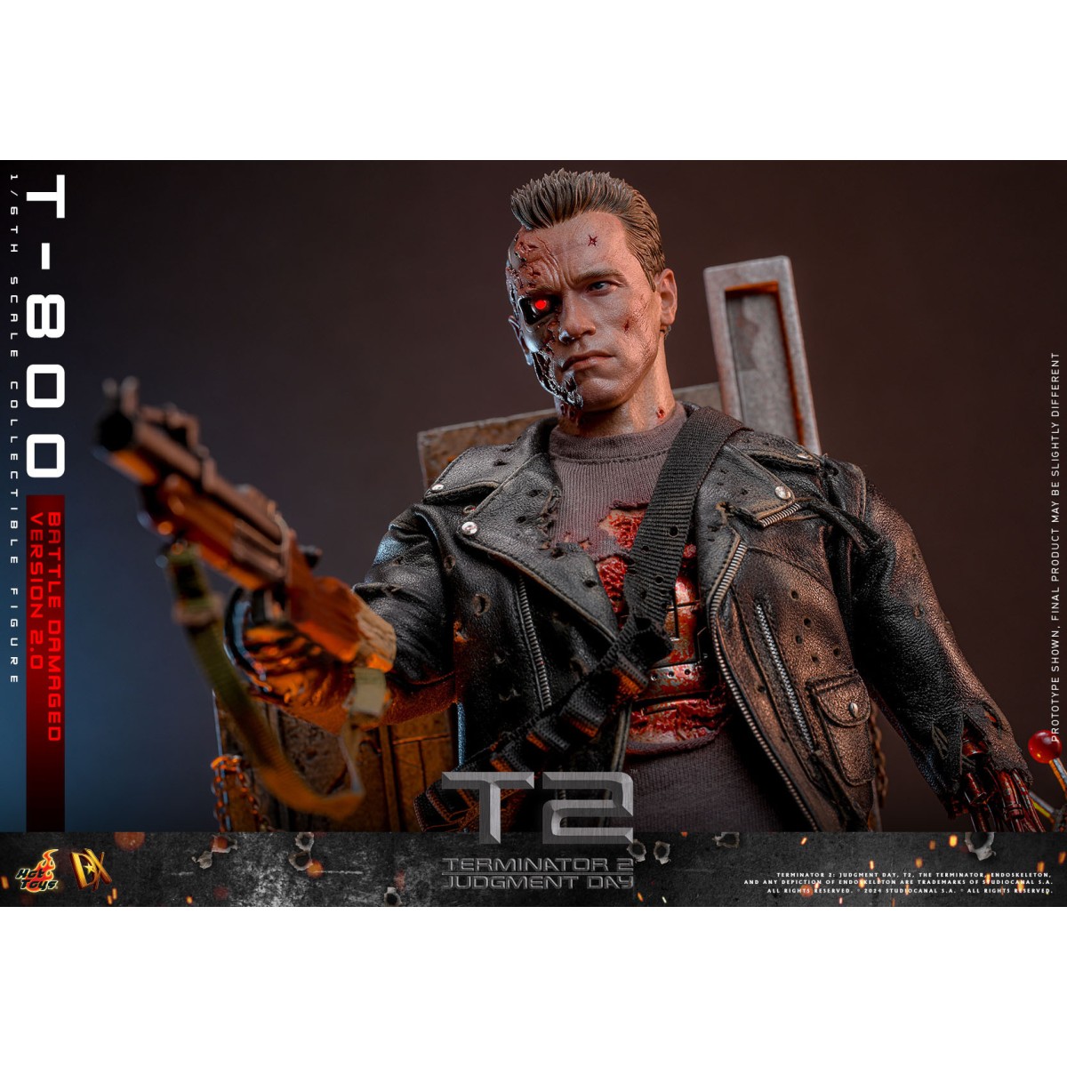 Hot Toys - Terminator 2: Judgment Day MMS 1/6 - Battle Damaged T-800 V2.0
