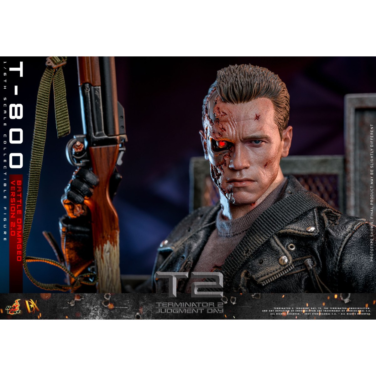 Hot Toys - Terminator 2: Judgment Day MMS 1/6 - Battle Damaged T-800 V2.0