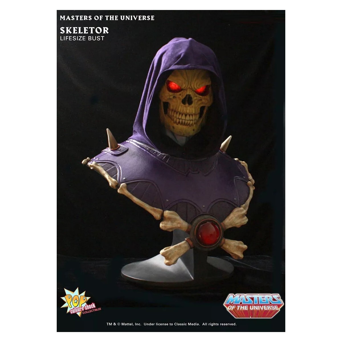 PCS - Masters Of the Universe - Büste Lifesize Skeletor Exclusive Light up eyes edition - Depot Verkauf