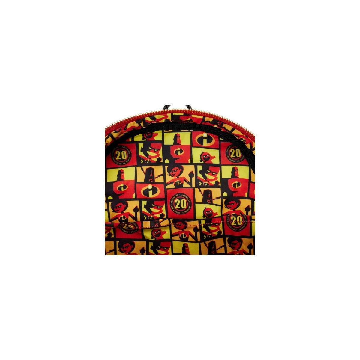 Pixar The Incredibles "20th Anniversary" Backpack et Sac à monnaie