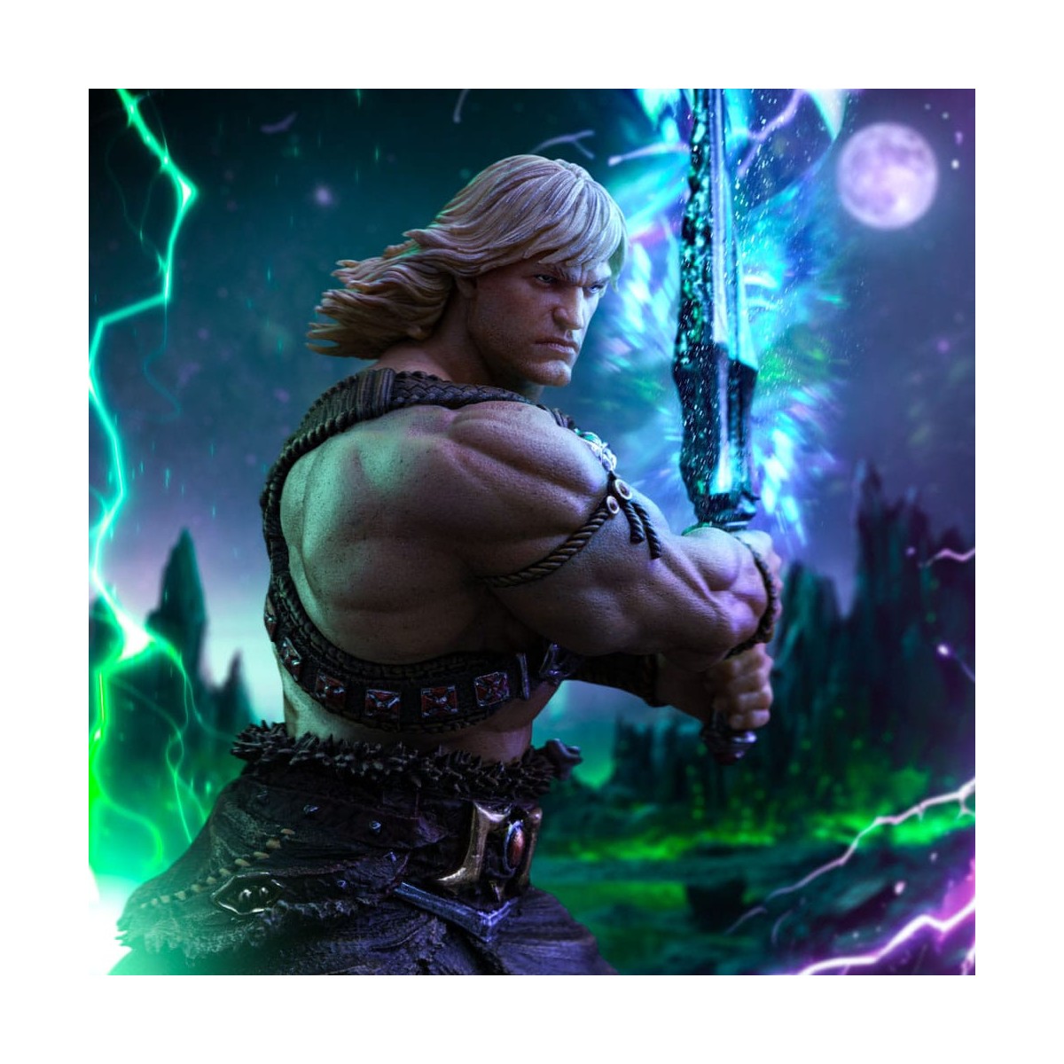 Iron Studios - HE-MAN UNLEASHED Deluxe Art Scale 1/10 - Masters of the Universe - Die Meister des Universums