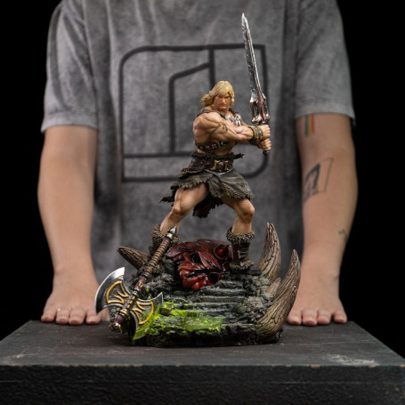 Iron Studios - HE-MAN UNLEASHED Deluxe Art Scale 1/10 - Masters of the Universe - Die Meister des Universums