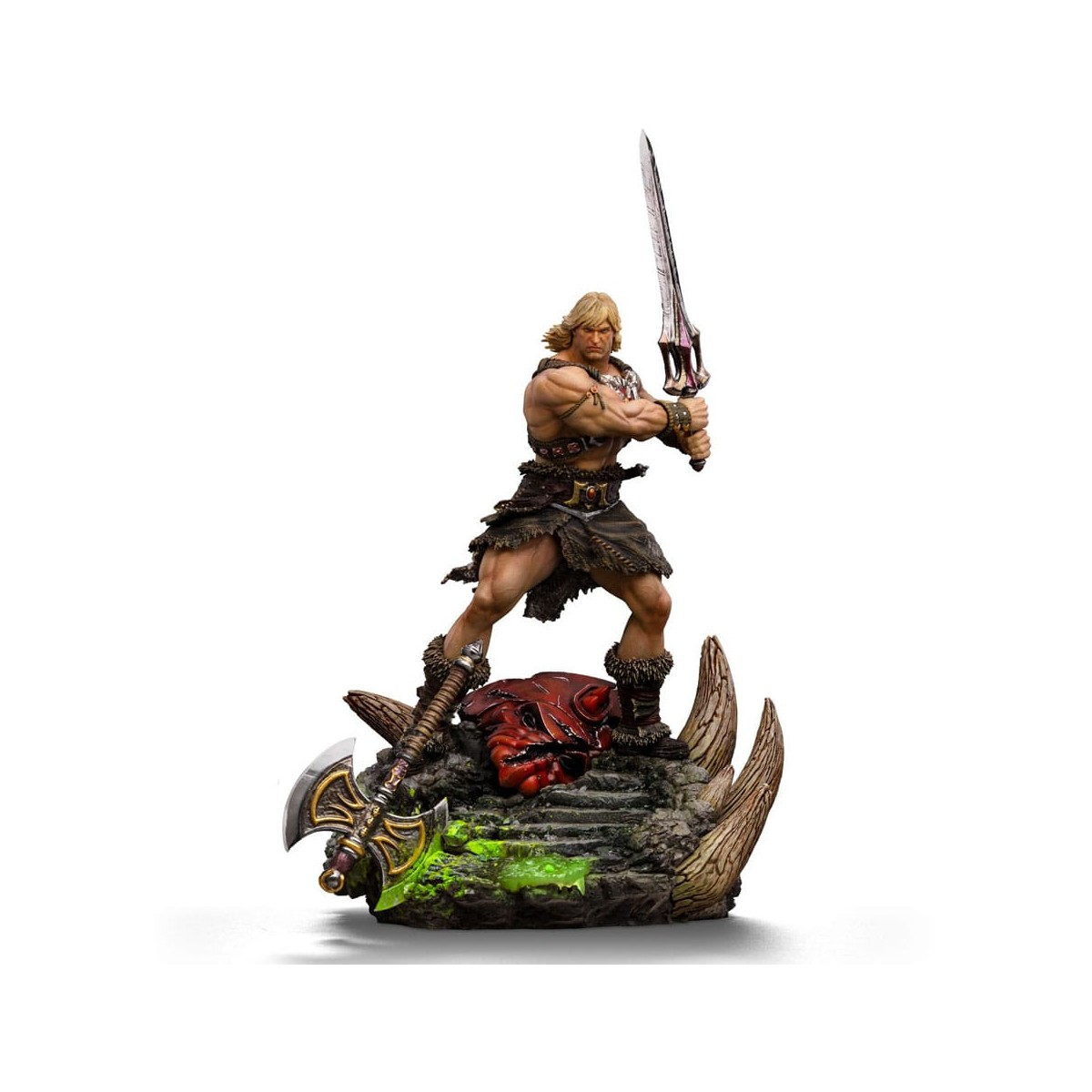 Iron Studios - HE-MAN UNLEASHED Deluxe Art Scale 1/10 - Masters of the Universe - Die Meister des Universums