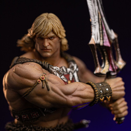 Iron Studios - HE-MAN UNLEASHED Deluxe Art Scale 1/10 - Masters of the Universe - Die Meister des Universums