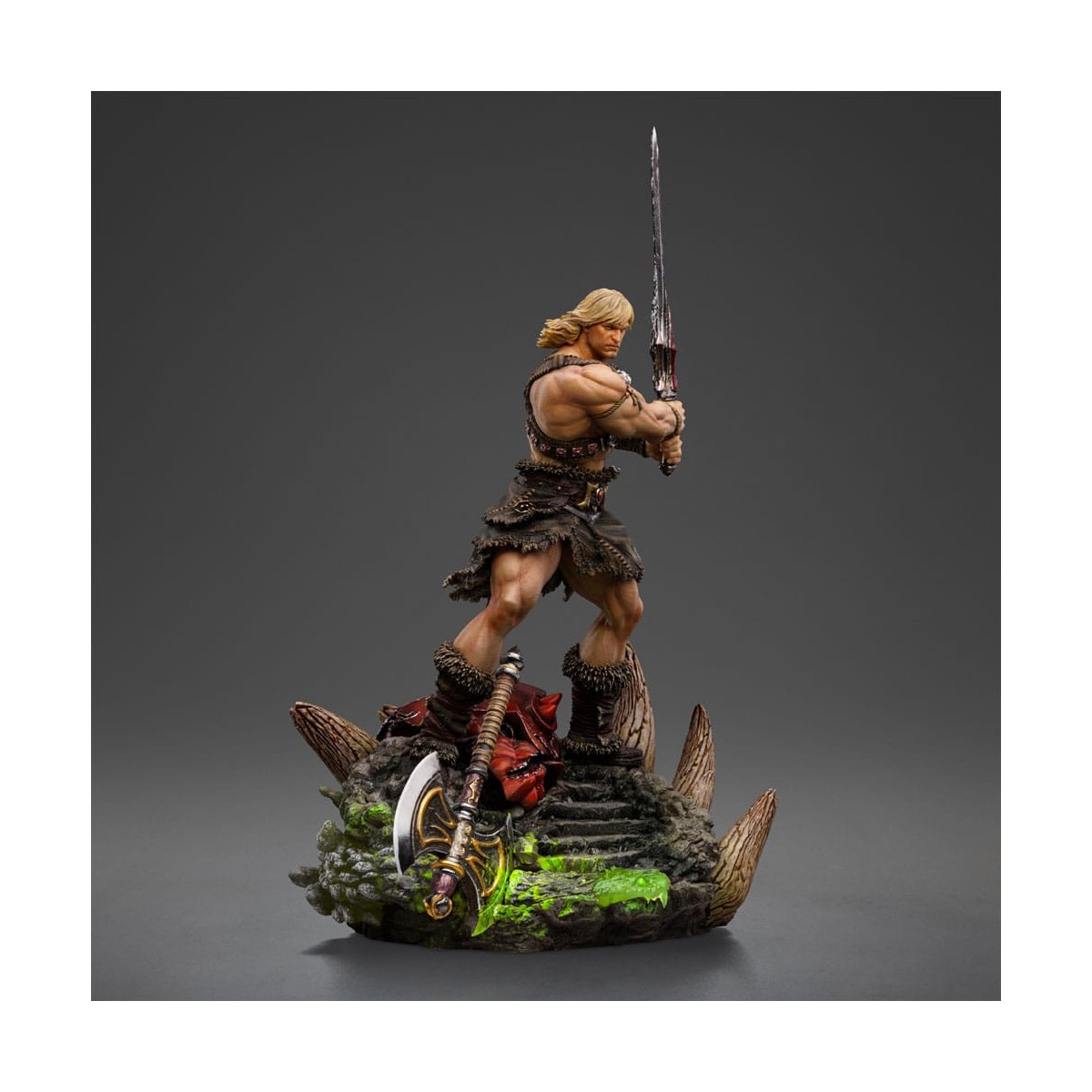 Iron Studios - HE-MAN UNLEASHED Deluxe Art Scale 1/10 - Masters of the Universe - Die Meister des Universums