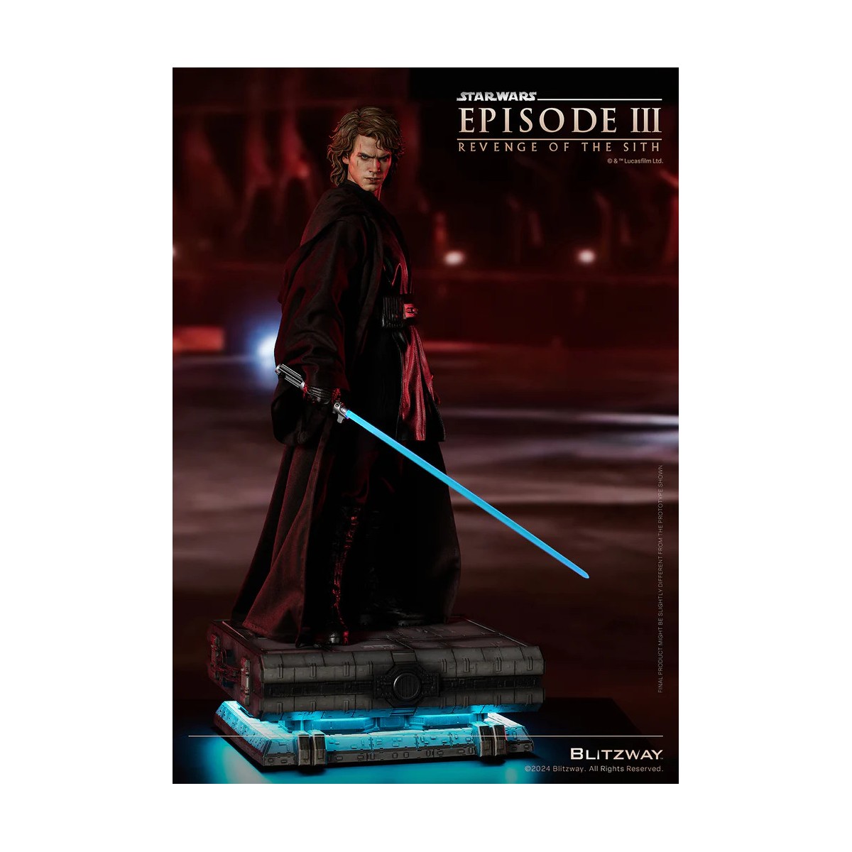 Blitzway Superb Scale Statue - Anakin Skywalker Standard Version 1/4 - Star Wars Episode III