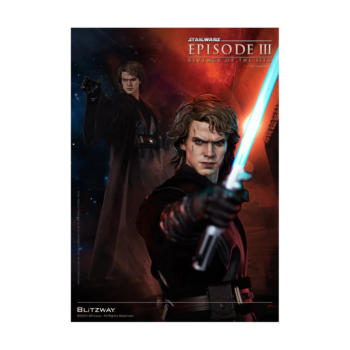 Blitzway Superb Scale Statue - Anakin Skywalker Standard Version 1/4 - Star Wars Episode III
