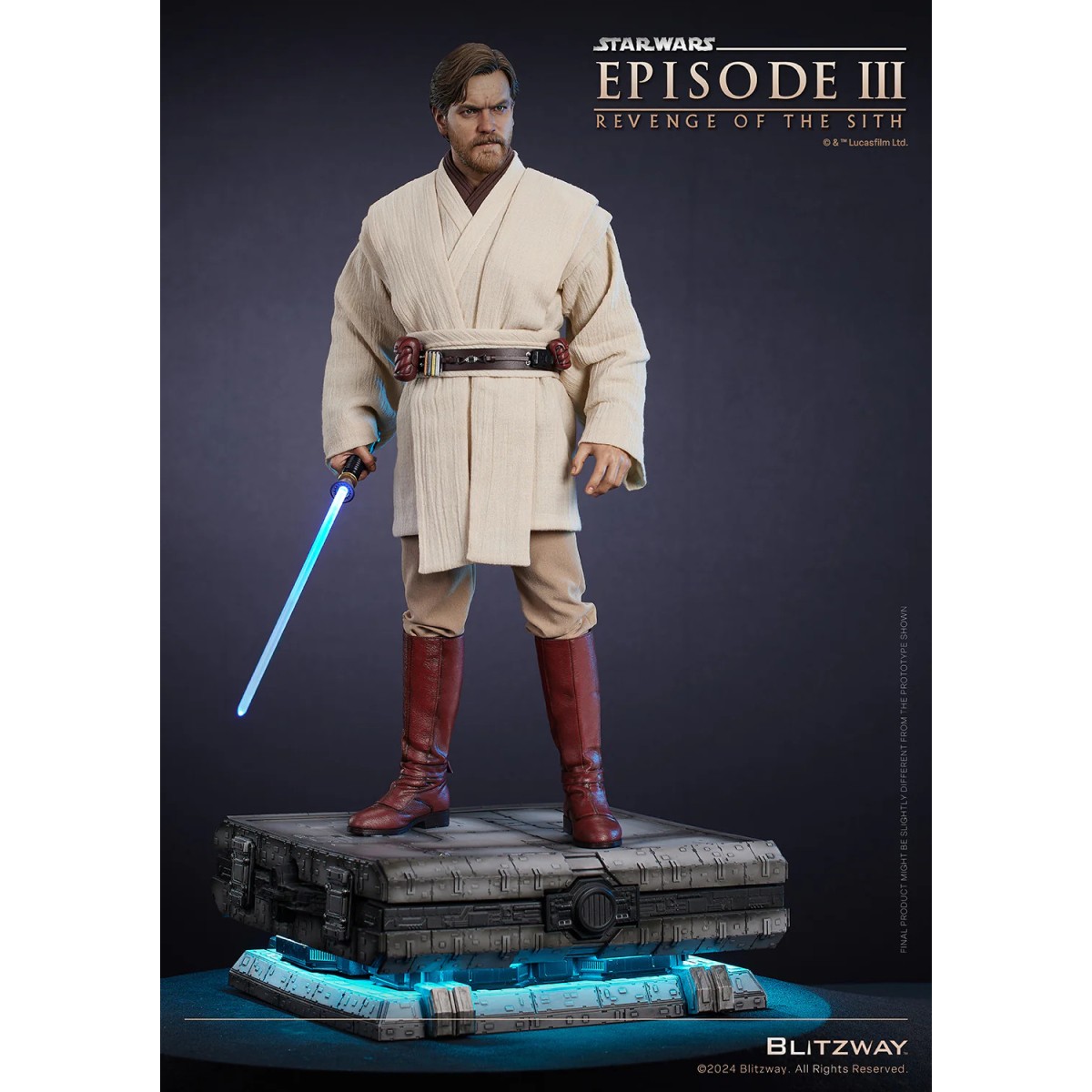 Blitzway Superb Scale Statue - Obi-Wan Kenobi Standard Version 1/4 - Star Wars Episode III