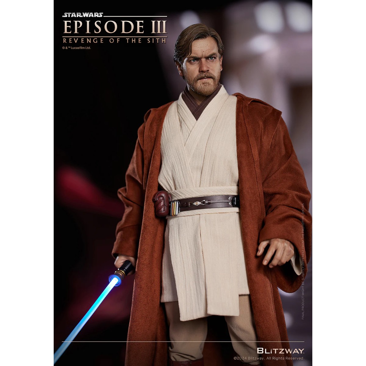 Blitzway Superb Scale Statue - Obi-Wan Kenobi Standard Version 1/4 - Star Wars Episode III