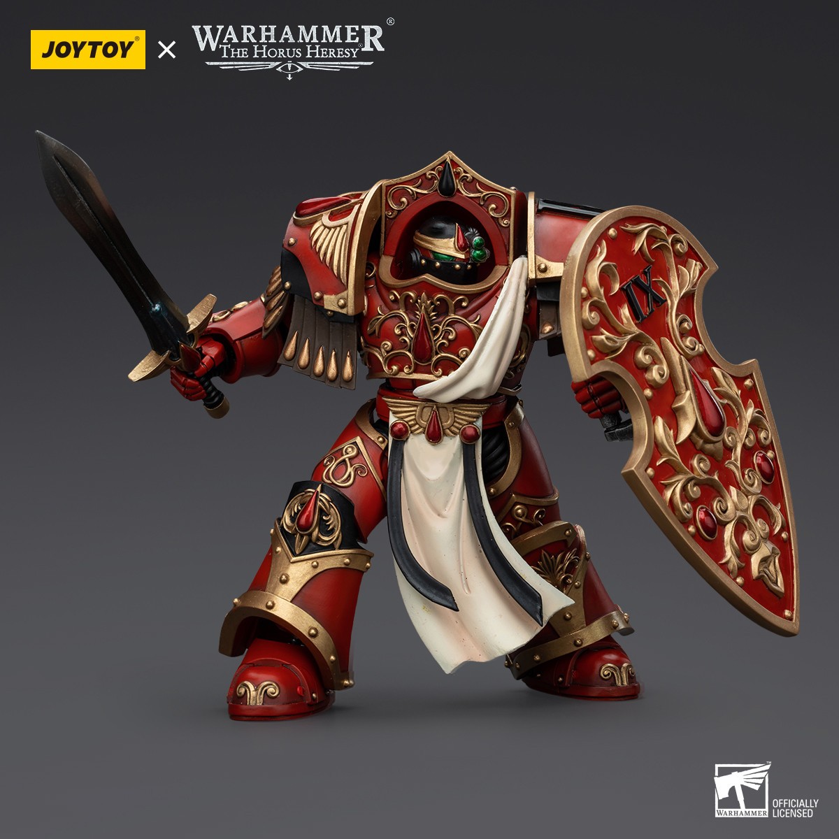 Joytoy -  Warhammer - Blood Angels - Crimson Paladins Squad - Crimson Paladin with Iliastus Assault Cannon