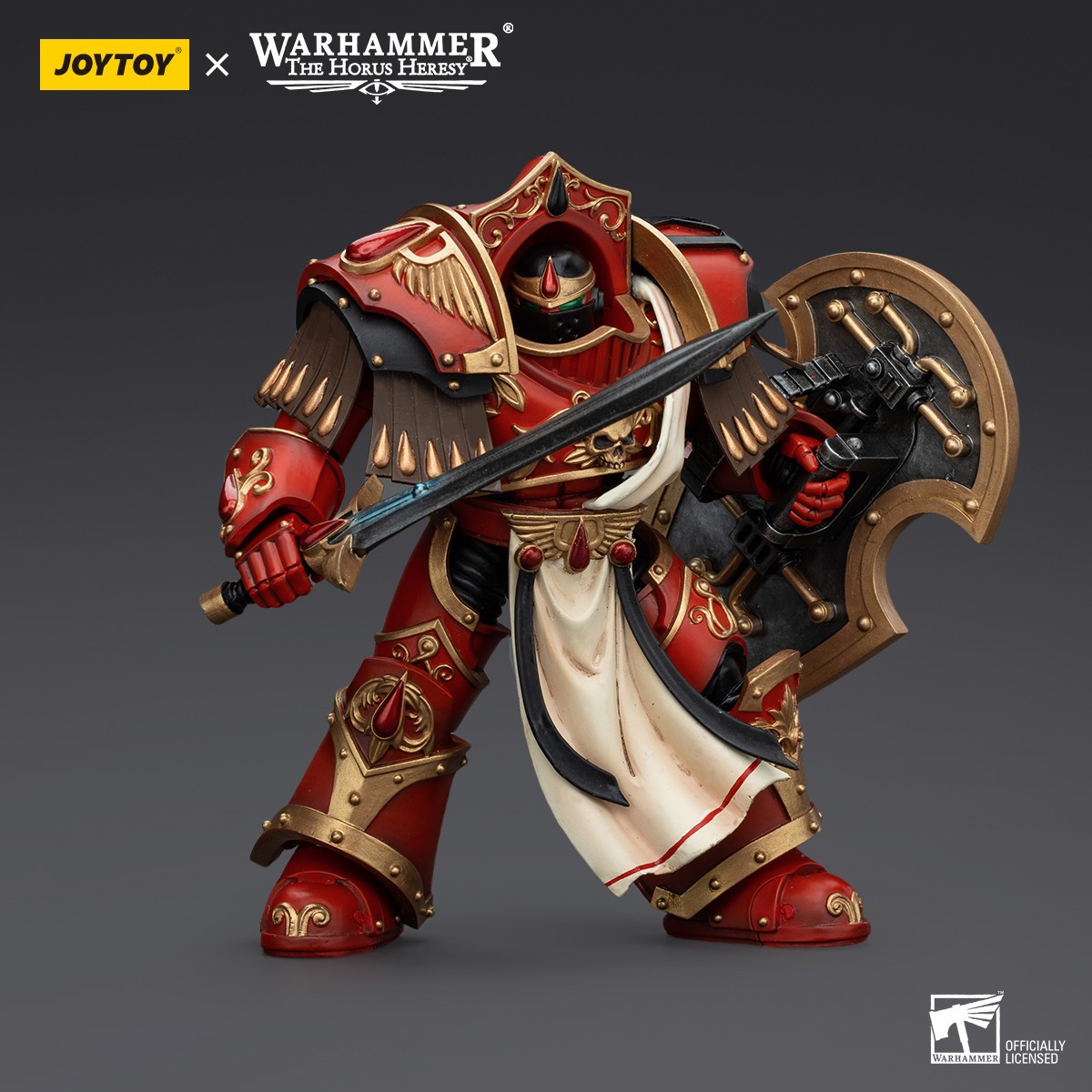 Joytoy -  Warhammer - Blood Angels - Crimson Paladins Squad - Crimson Paladin with Iliastus Assault Cannon