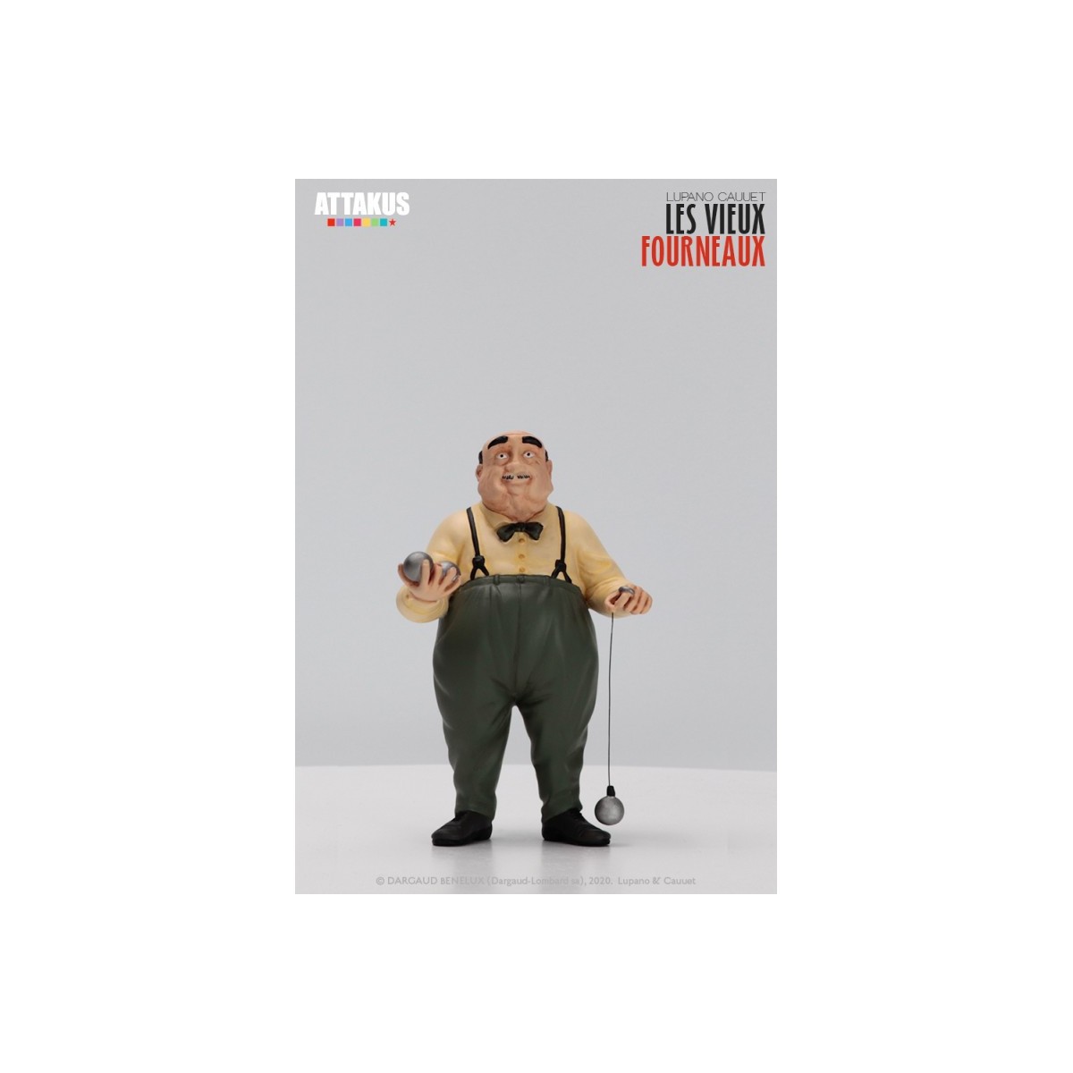 Attakus - Die alten Öfen Pierrot Mimile und Antoine - Set mit 3 Harzstatuetten