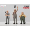 Attakus - Die alten Öfen Pierrot Mimile und Antoine - Set mit 3 Harzstatuetten