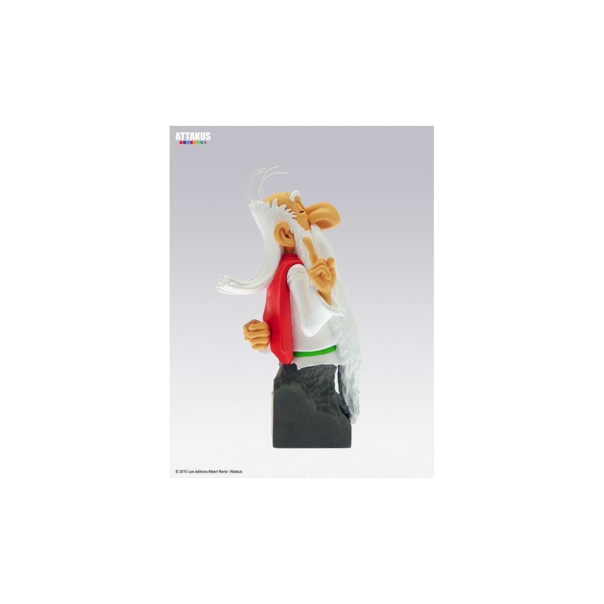 Attakus - Asterix - Kunstharzbüste von Miraculix - Petibonum