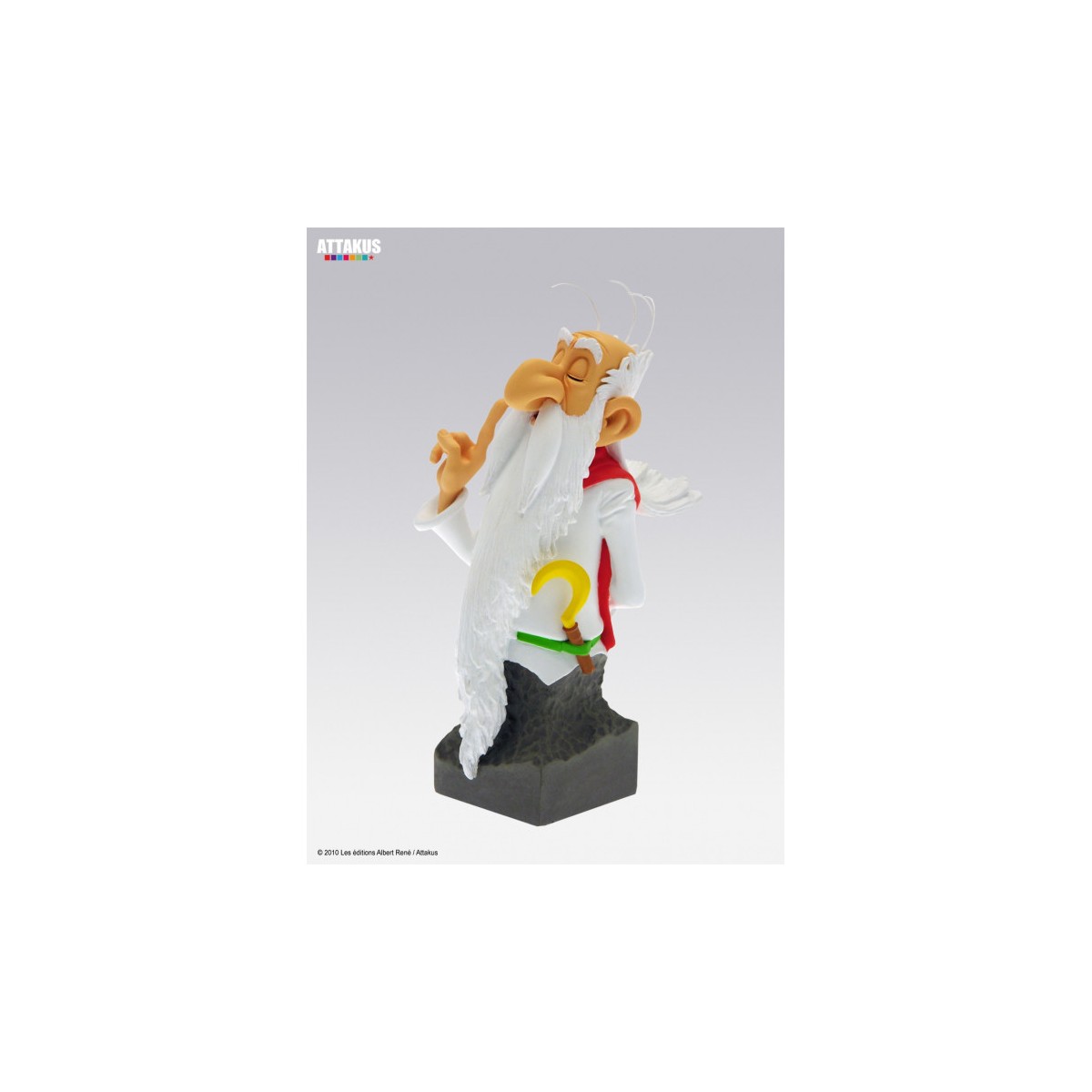 Attakus - Asterix - Kunstharzbüste von Miraculix - Petibonum