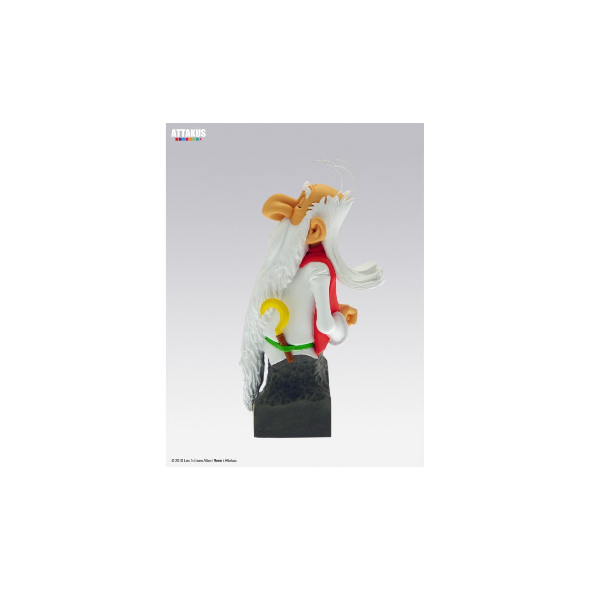 Attakus - Asterix - Kunstharzbüste von Miraculix - Petibonum