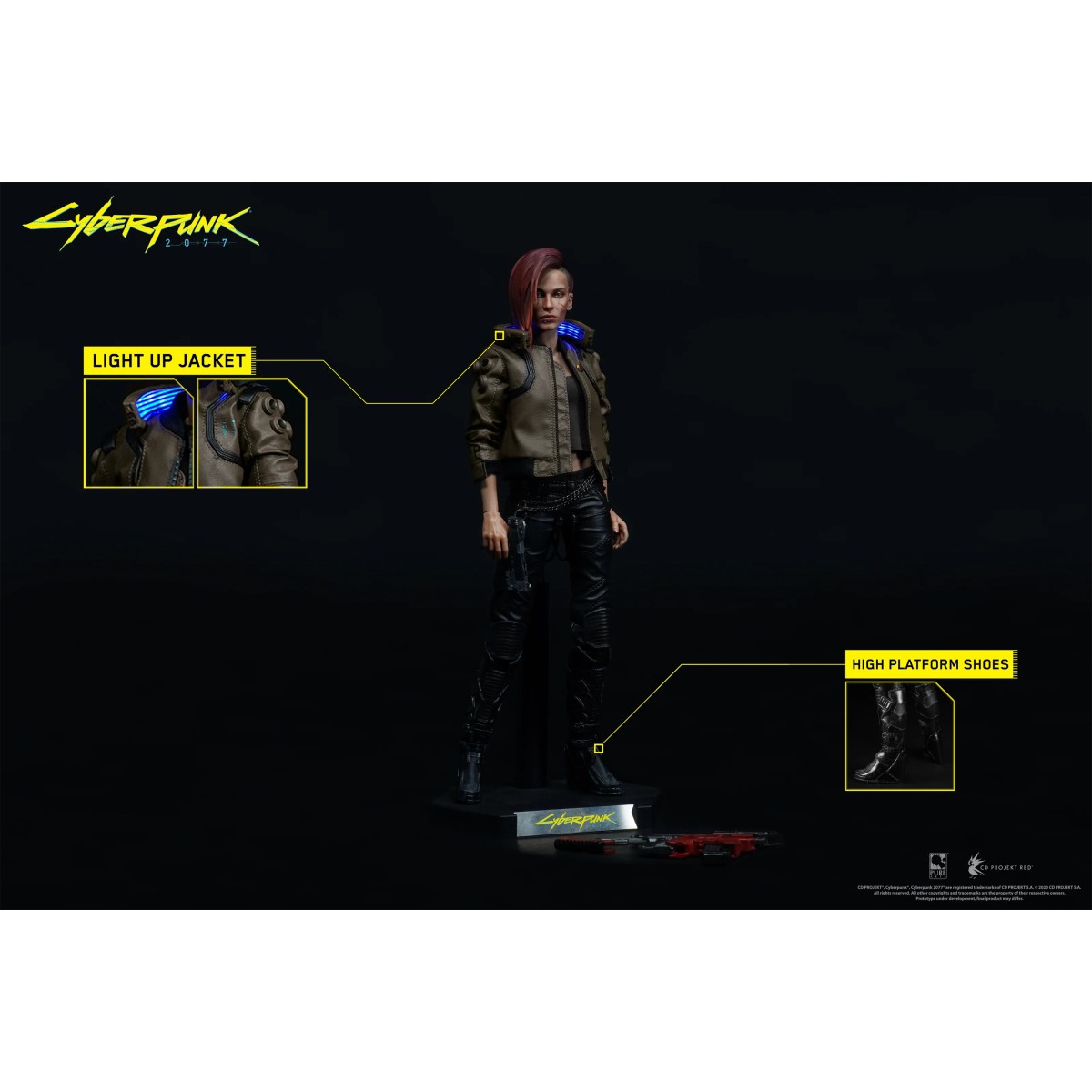 Pure Arts - V Female & Yaiba Kusanagi Set 1/6 - Cyberpunk 2077