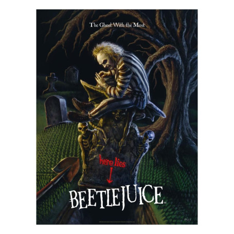 Sideshow Beetlejuice Druck - Art Print The Ghost With the Most - 46 x 61 cm - ungerahmt