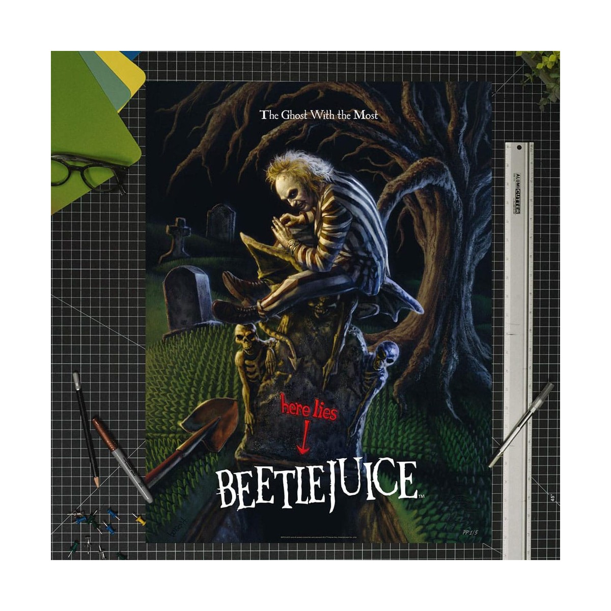 Sideshow Beetlejuice Druck - Art Print The Ghost With the Most - 46 x 61 cm - ungerahmt