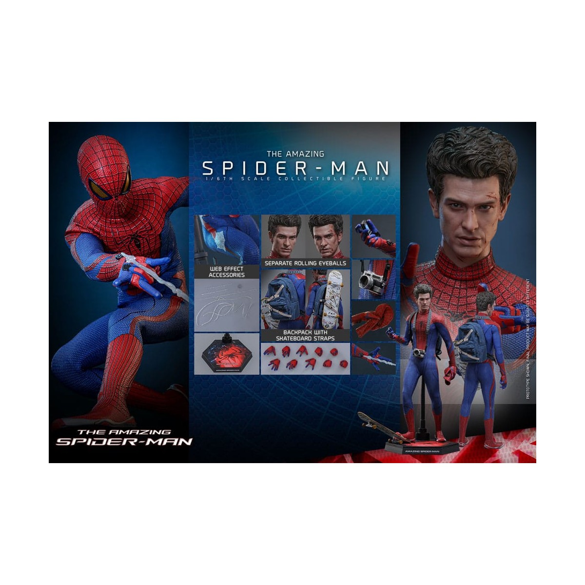 Hot Toys Marvel - The Amazing Spider-Man - Movie Masterpiece 1/6