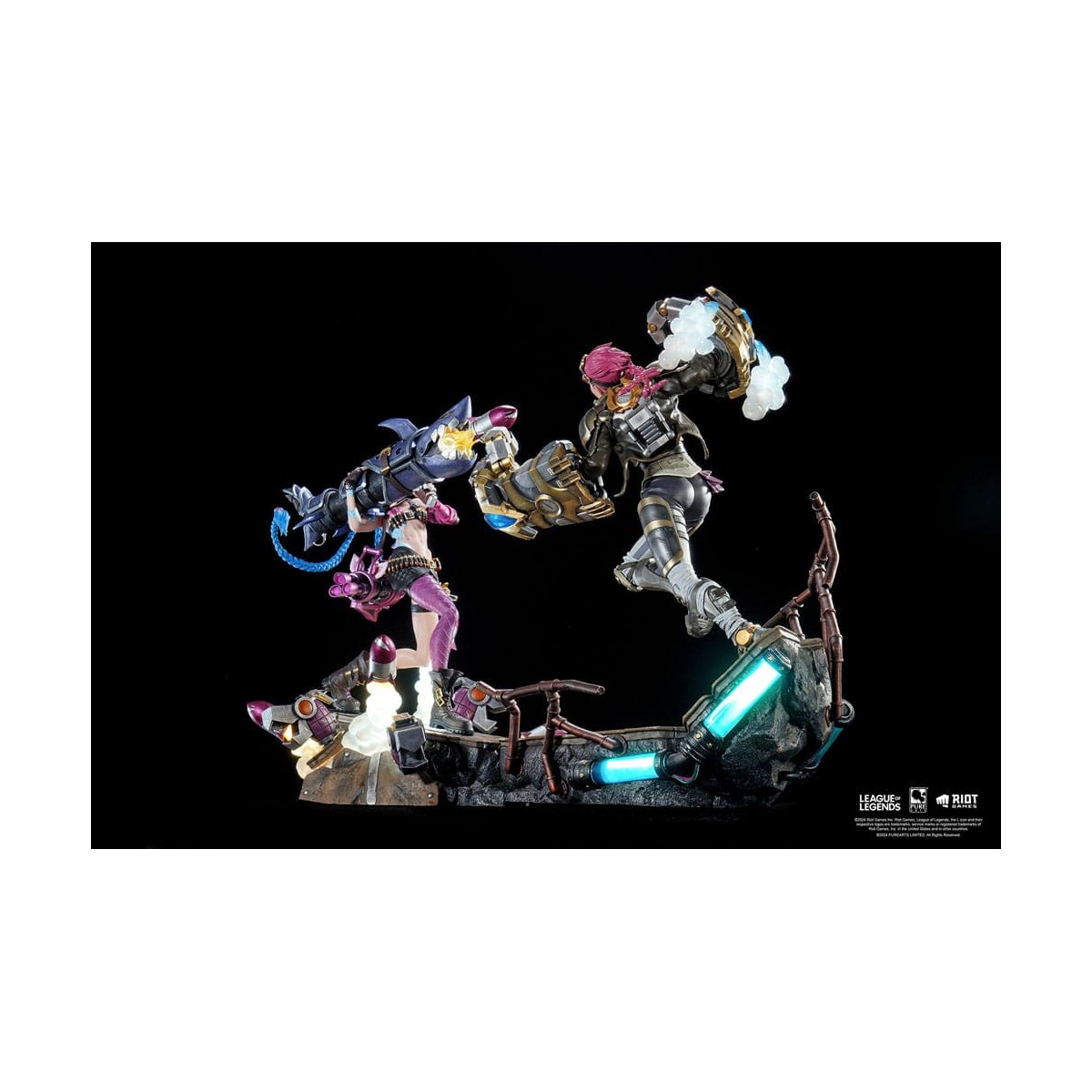 Pure Arts - League of Legends JINX & VI 1/6 Scale Statue Bundle