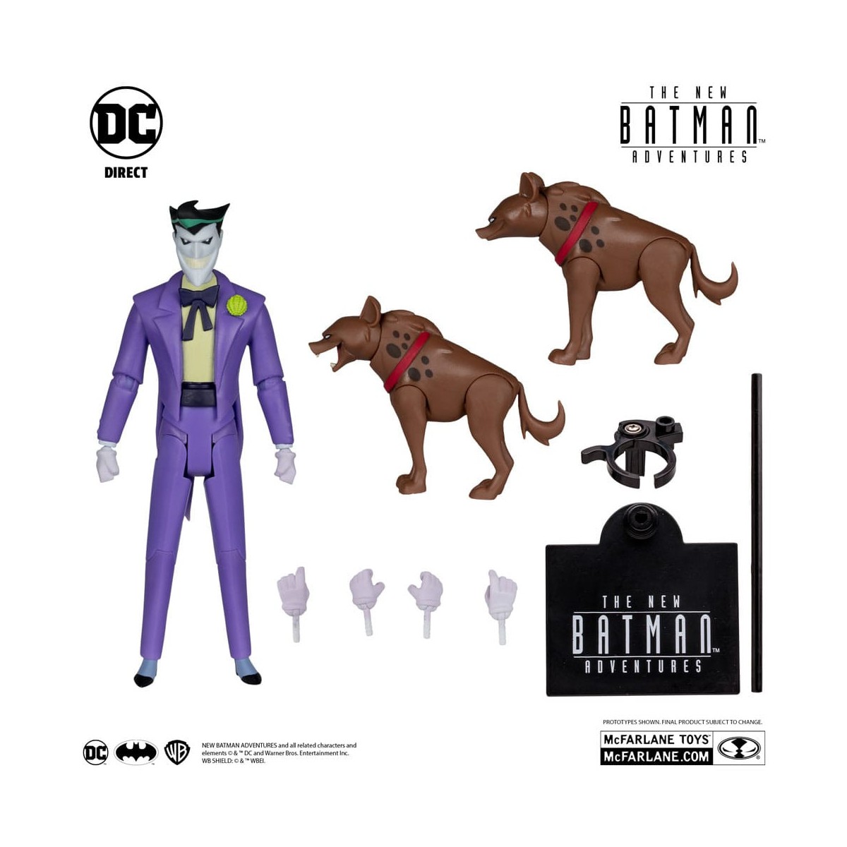 Mc Farlane - DC Direct The New Batman Adventures Wave 2 - Set bestehend aus 4 Figuren