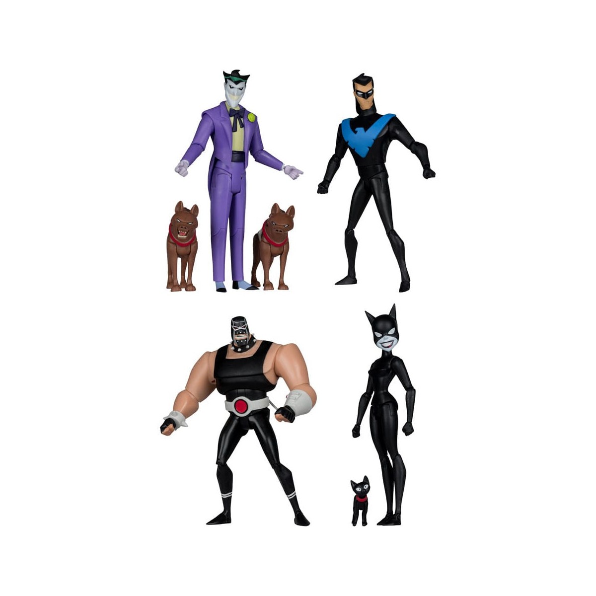 Mc Farlane - DC Direct The New Batman Adventures Wave 2 - Set bestehend aus 4 Figuren