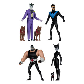Mc Farlane - DC Direct The New Batman Adventures Wave 2 - Set bestehend aus 4 Figuren