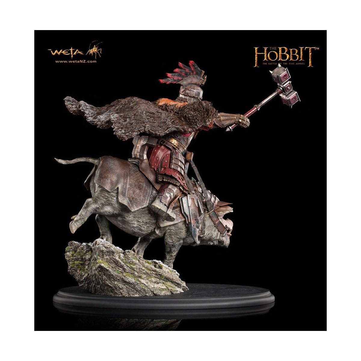 Weta Le Hobbit statue 1/6 Dain Pied d'Acier