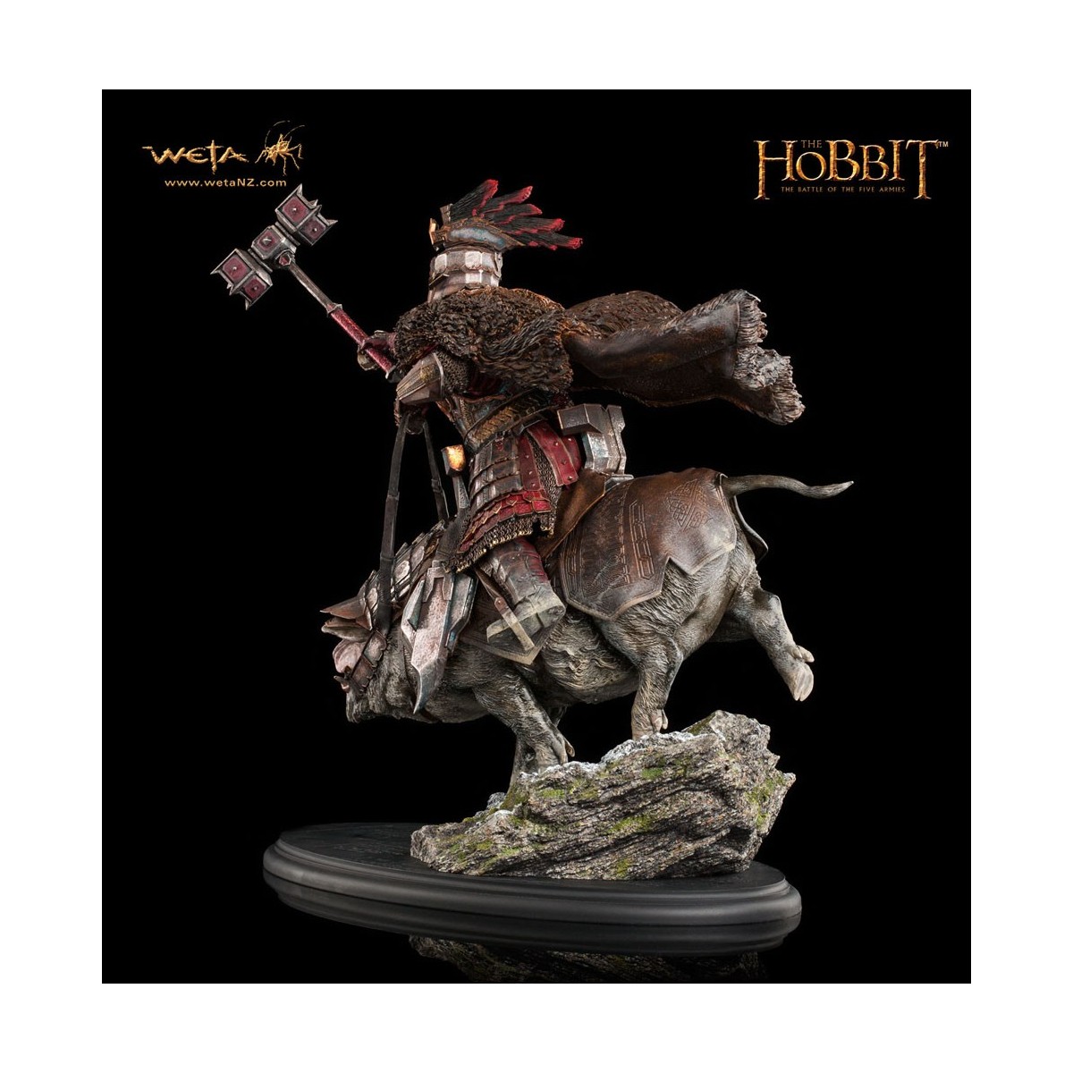 Weta Le Hobbit statue 1/6 Dain Pied d'Acier
