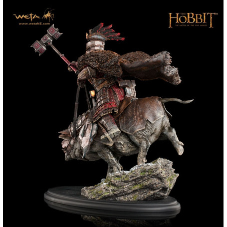 Weta Le Hobbit statue 1/6 Dain Pied d'Acier