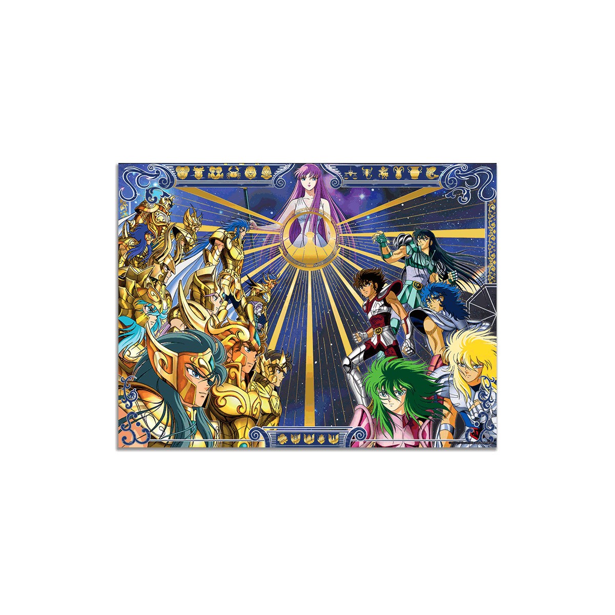 Cartoon Kingdom - Saint Seiya Golden Poster 2 - Knight Saint 40X30cm - Die Ritter des Zodiakus