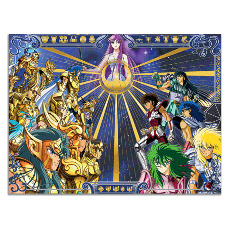 Cartoon Kingdom - Saint Seiya Golden Poster 2 - Knight Saint 40X30cm - Die Ritter des Zodiakus