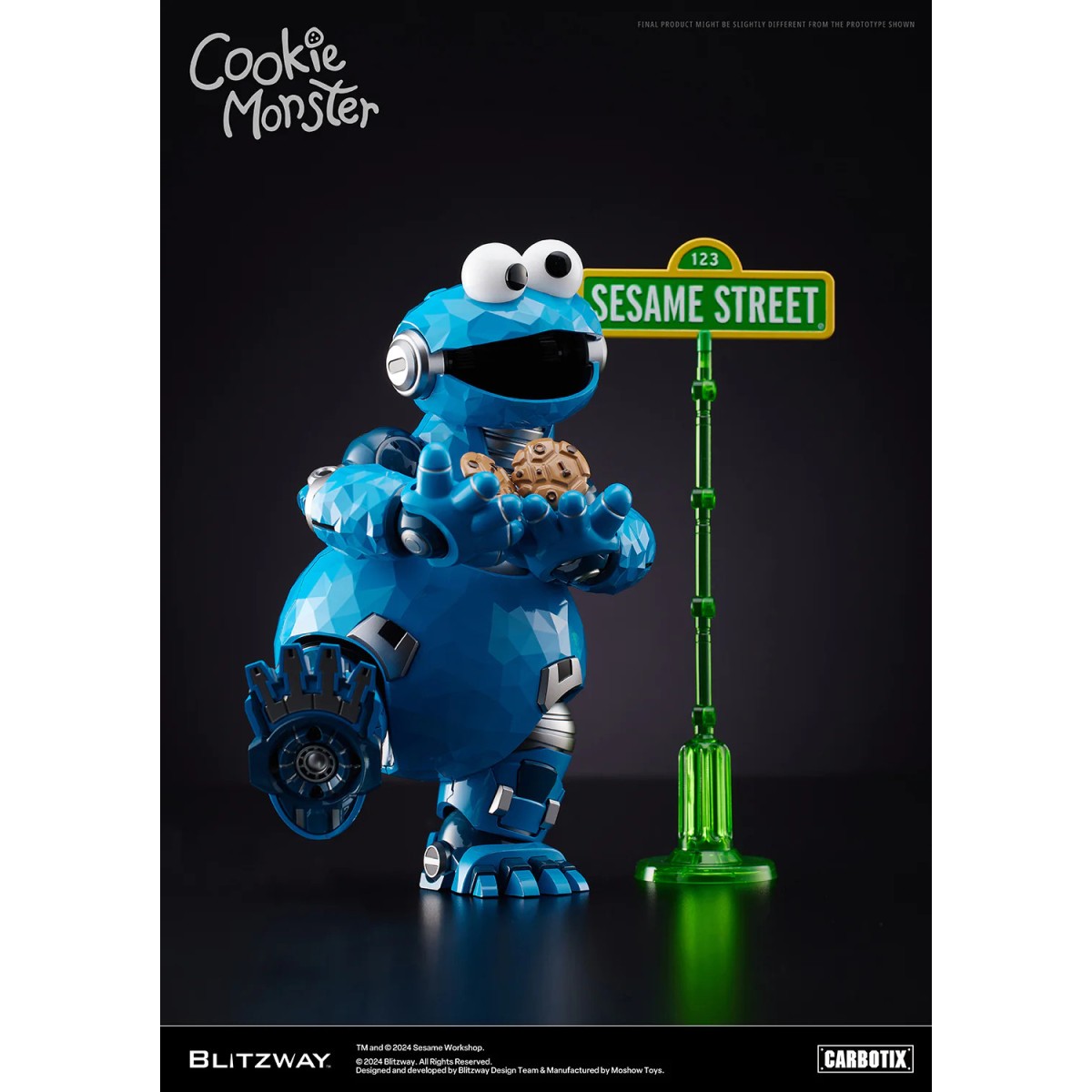 Blitzway Carbotix - Sesamstraße COOKIE MONSTER