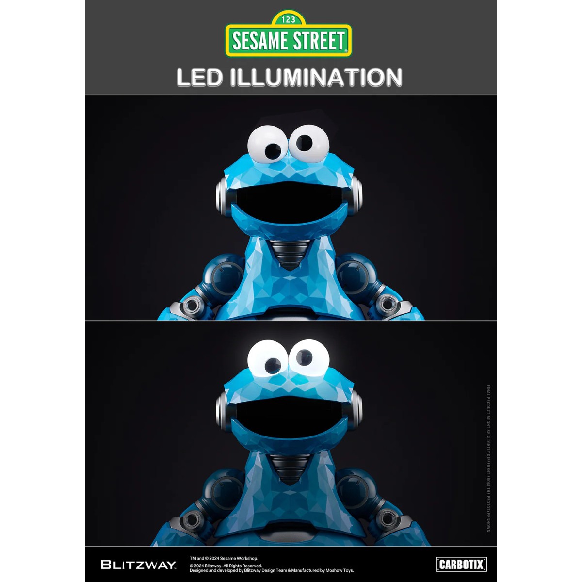 Blitzway Carbotix - Sesamstraße COOKIE MONSTER