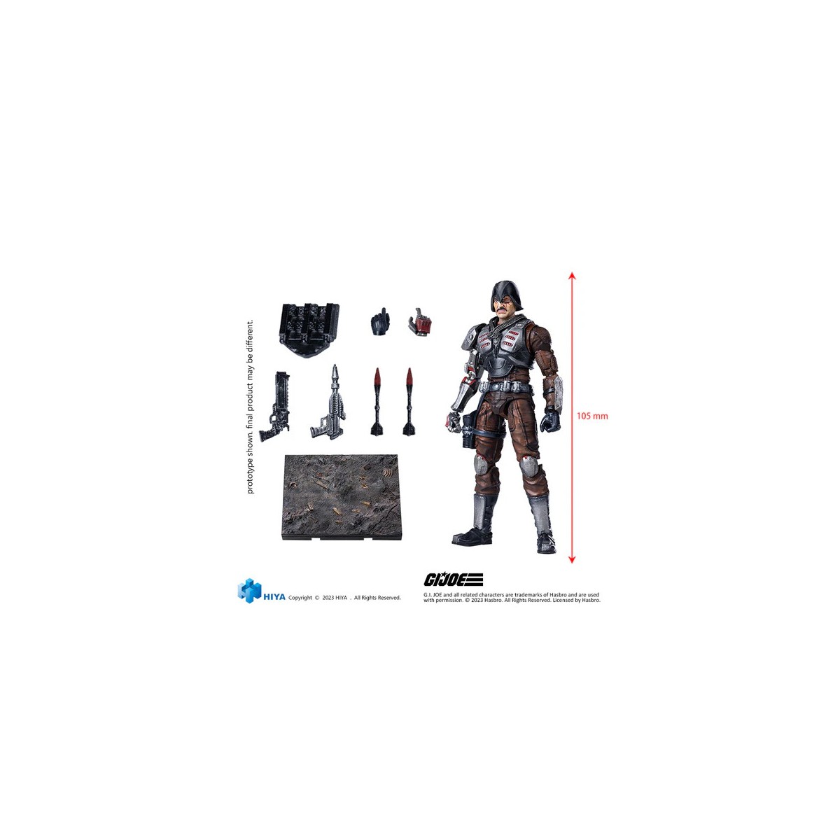 HIYA TOYS - Exquisite Mini Series 1/18 - G.I.Joe - Major Bludd
