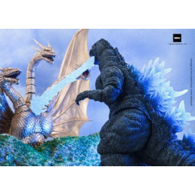 HIYA TOYS - Exquisite Basic Series 1/12 - Godzilla vs King Ghidorah (1991) Heat Ray Hokkaido Version