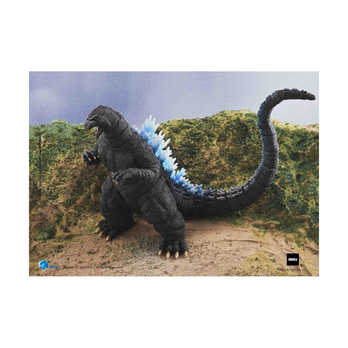 HIYA TOYS - Exquisite Basic Series 1/12 - Godzilla vs King Ghidorah (1991) Heat Ray Hokkaido Version