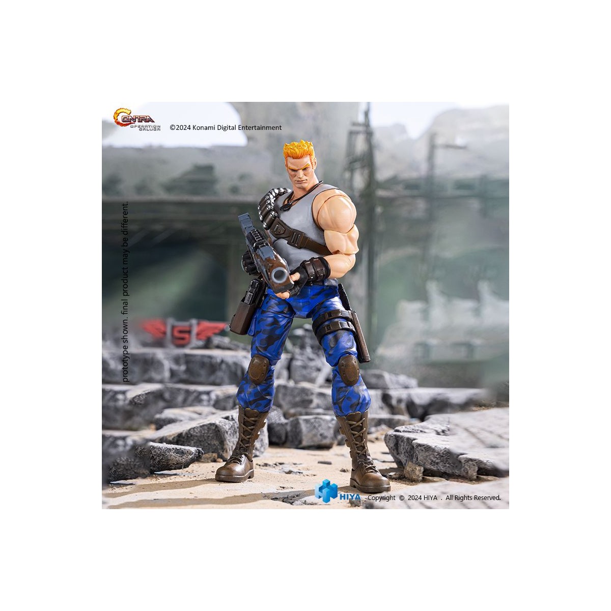 HIYA TOYS - Exquisite Basic Series 1/12 - CONTRA OPERATION GALUGA Bill Rizer