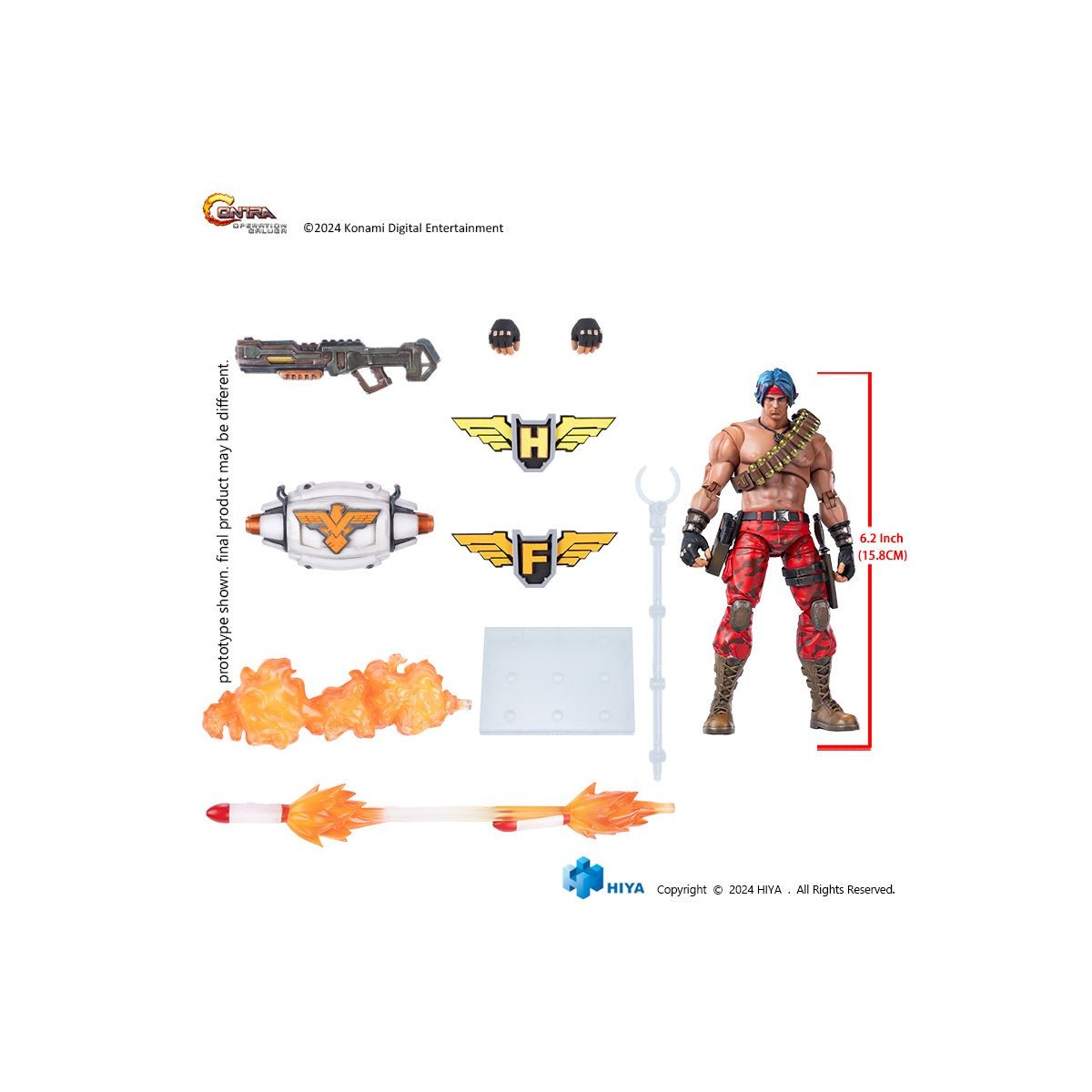 HIYA TOYS - Exquisite Basic Series 1/12 - CONTRA OPERATION GALUGA Lance Bean