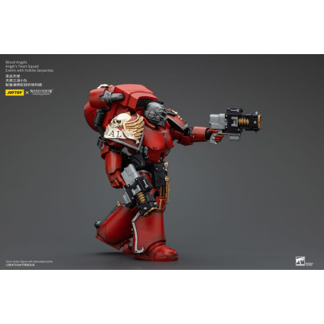 JoyToy Space Marines - Blood Angels - Angel's Tears Squad - Erelim with Volkite Serpentas 1/18
