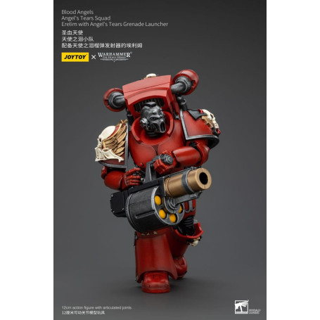 JoyToy Space Marines - Blood Angels - Angel's Tears Squad - Erelim with Angel's Tears Grenade Launcher 1/18