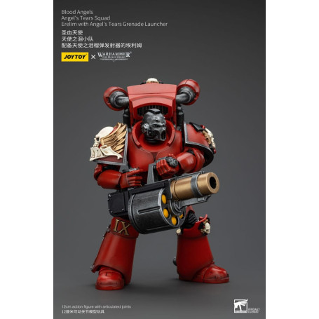 JoyToy Space Marines - Blood Angels - Angel's Tears Squad - Erelim with Angel's Tears Grenade Launcher 1/18