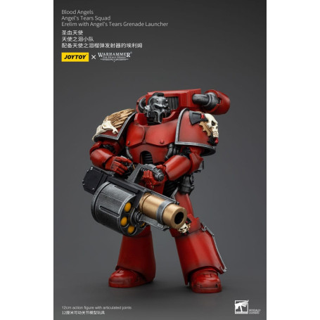 JoyToy Space Marines - Blood Angels - Angel's Tears Squad - Erelim with Angel's Tears Grenade Launcher 1/18