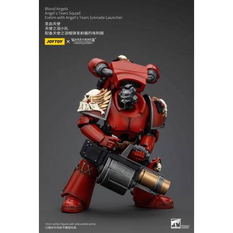 JoyToy Space Marines - Blood Angels - Angel's Tears Squad - Erelim with Angel's Tears Grenade Launcher 1/18
