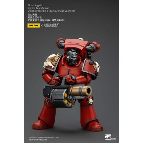 JoyToy Space Marines - Blood Angels - Angel's Tears Squad - Erelim with Angel's Tears Grenade Launcher 1/18